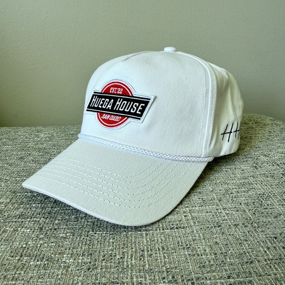 White Baseball Cap with Logo - Picture 3 of 10